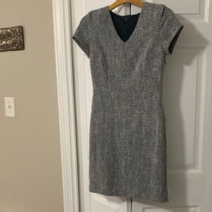 Banana Republic Textured navy/white Dress